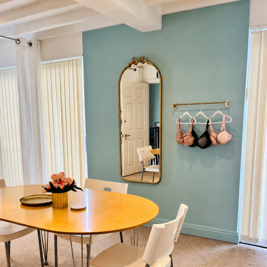 newly revamped fitting rooms for the bra fitting course 